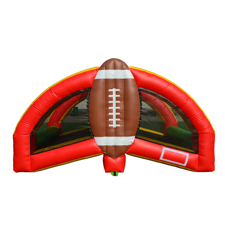 Front view of Ultimate 2-Sided Football Inflatable game