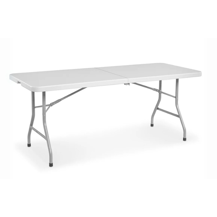 Event table rentals in Hanford 8ft white folding