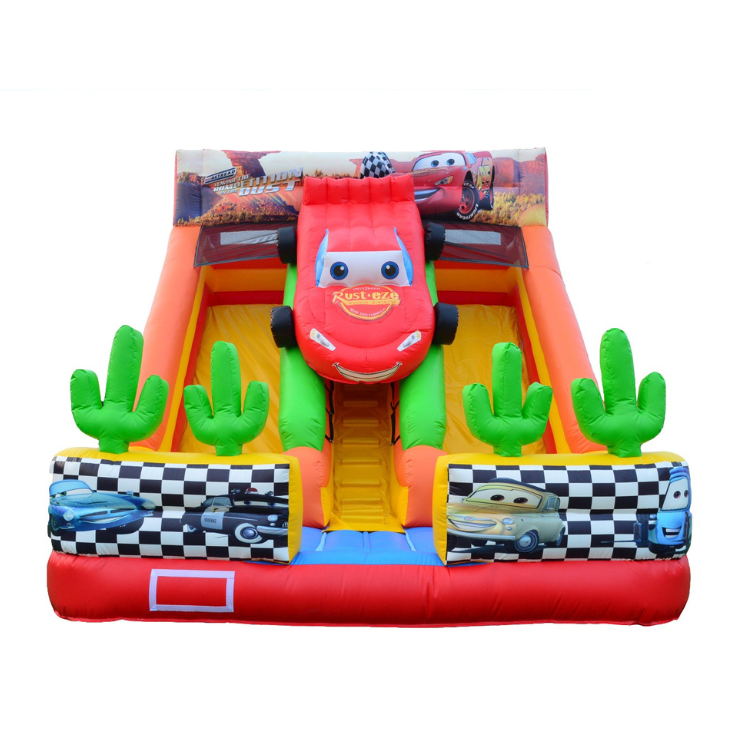 Cars Slide Rental in Hanford 26 Ft Dry Inflatable Dual Lane