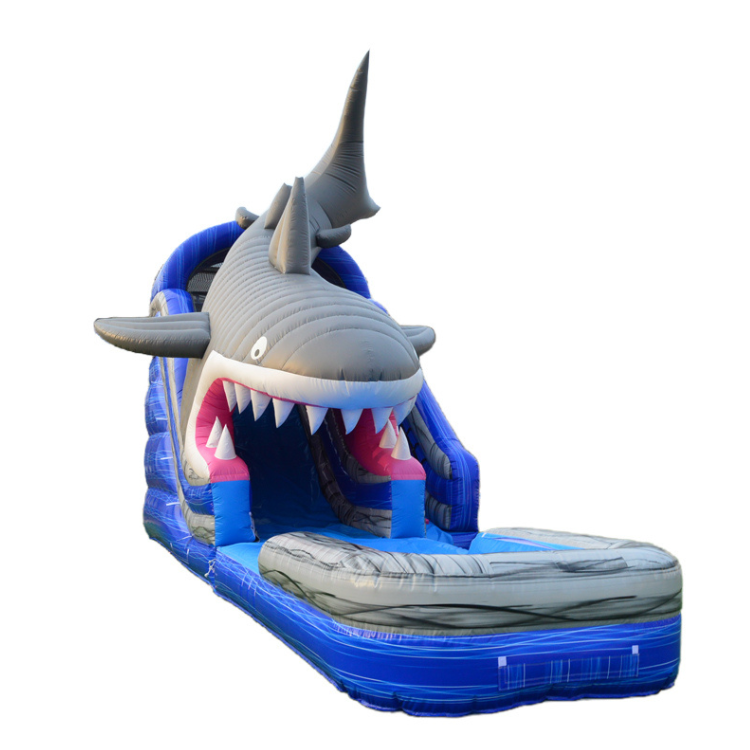 Shark Slide Rental in Hanford 20 Ft Inflatable Wet or Dry