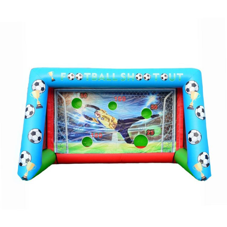 Soccer Goal Rental in Hanford Inflatable Game with 5 Targets