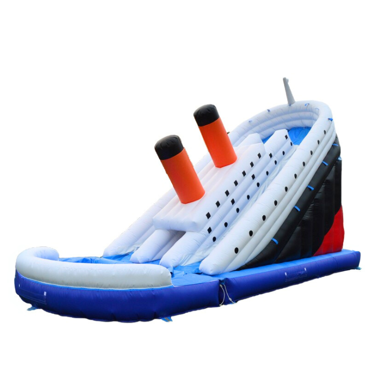 Titanic Slide Rental in Hanford Dual Lane 20 Ft Inflatable Wet or Dry